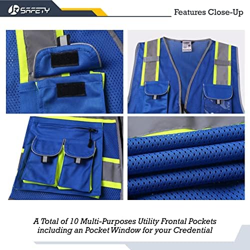 JKSafety Safety Vest for Men Women - Image 4