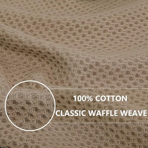 Homaxy 100% Cotton Waffle Weave Kitchen Dish Cloths 18-Pack - Image 2