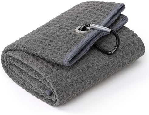 Mile High Life Golf Towel 16x24 inch, Upgraded Large Waffle Weave by MileHighLife