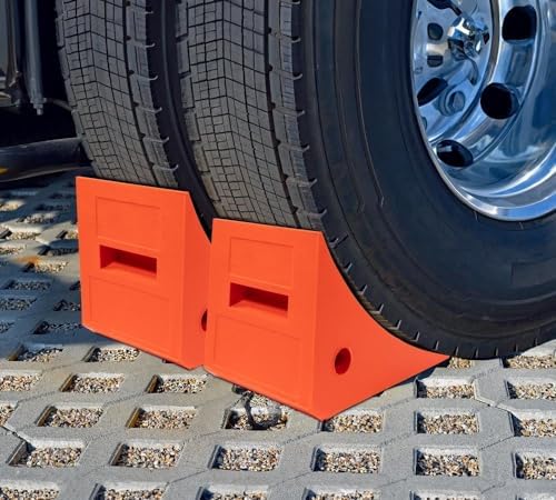 Mytee Products 10 Pack Polyurethane Small Wheel Chock W/Mounting Holes - Image 6