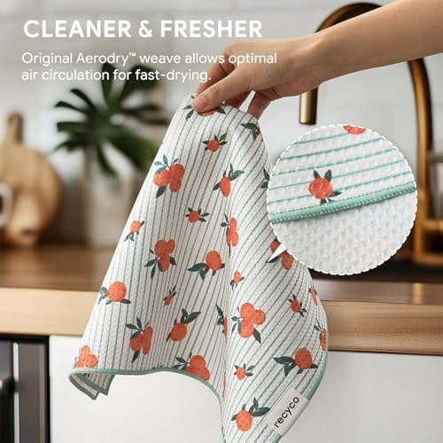 RECYCO Waffle Kitchen Towel Set of 2 - Image 5