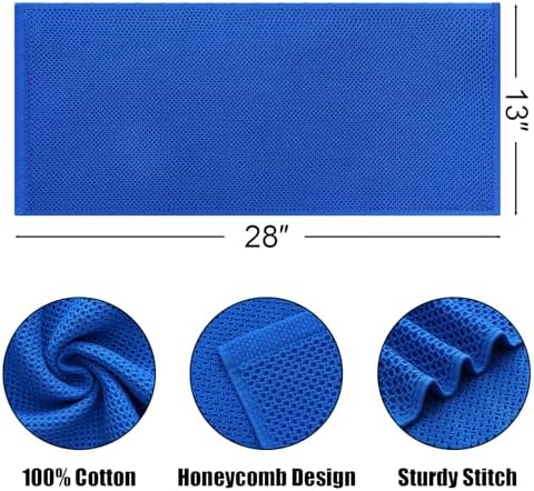 Kitinjoy 100% Cotton Waffle 4-Pack Kitchen Towels - Image 2