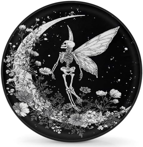 Pretty Skull Moon Spare Tire Cover Dust-Proof Wheel Protector by Unknown