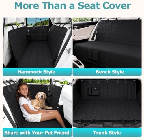 Bark Lover Dog Car Seat Covers for Back Seat, Spill-Resistant Car Seat - Image 4