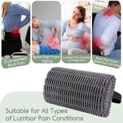 Lumbar Support Pillow for Recliner Chair/Office Chair/Couch, Memory Foam Back - Image 7