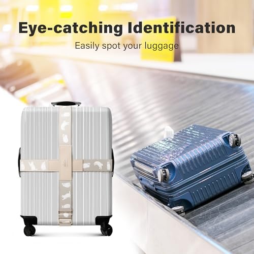 Luggage Straps for Suitcases, Adjustable Luggage Elastic Belt, Travel - Image 2