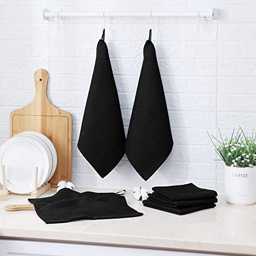 Kitinjoy 100% Cotton Waffle 6-Pack Kitchen Towels - Image 6