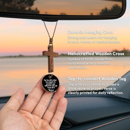 Christian Gifts for Men, Cross for Car Accessories for Men - Image 3