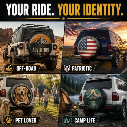 Custom PVC Leather Spare Tire Cover - Image 4