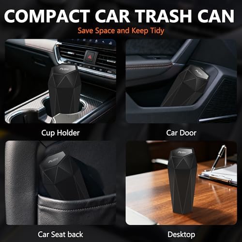 Car Trash Can with Lid, 30 Trash Bags, 2 Pack - Image 4
