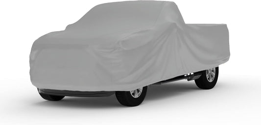 Car Covers Weatherproof Max Truck Cover & Warranty Compatible with Ford 1974-1989 F-100 Extended Cab, 8 with Camper Shell– Outdoor Cover, Prevents Theft with Cable Lock
