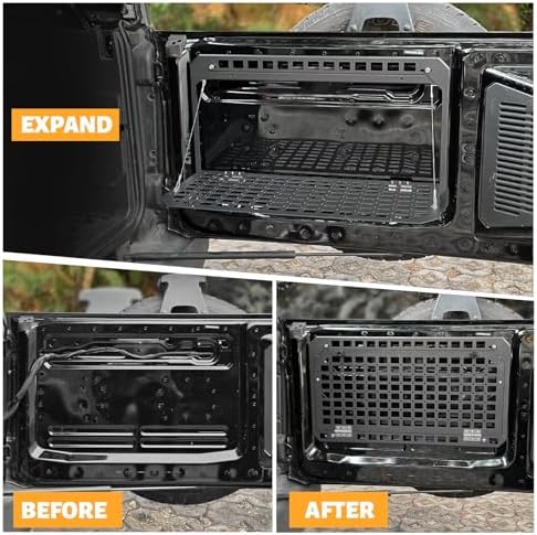 Foldable Tailgate Rack for 2021 2022 2023 2024 Ford Bronco 2/4 Door - Image 5