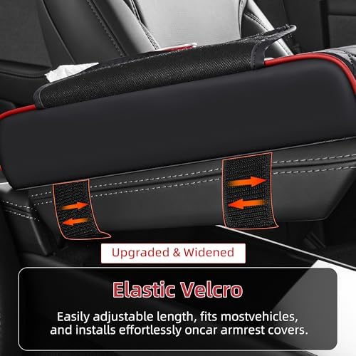 5 in 1 Nappa Leather Console Armrest Cover - Image 6