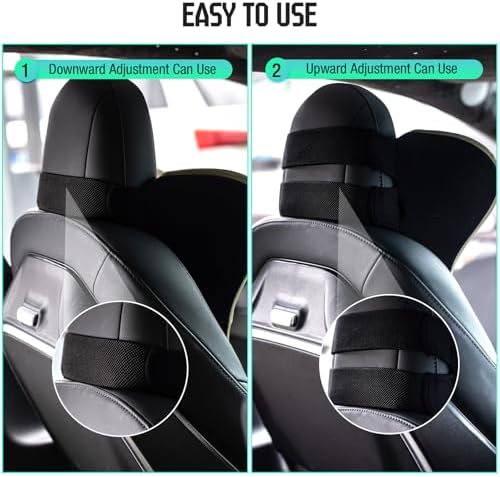 Car Neck Pillow for Driving Seat, Soft Memory Foam Headrest Pillow - Image 4