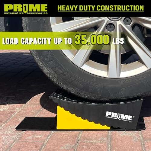 PRIME 1 RV Camper Levelers 6-Inch, 2 Packs Heavy Duty Wheel Chock Ramp - Image 6