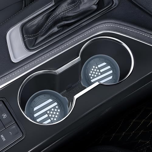 Amooca 4-Pack Car Cup Coaster Silicone Spill-Proof Cup Holder Inserts - Image 6