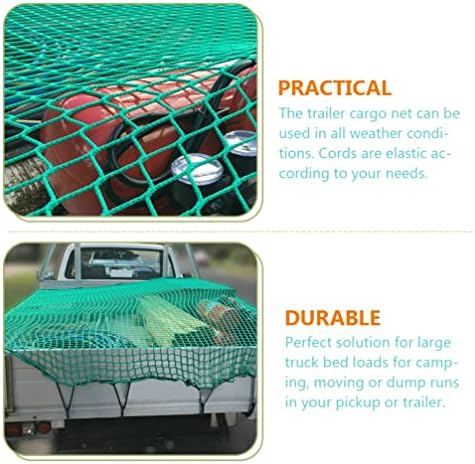 Truck Bed Cargo Net Heavy Duty Nylon Mesh Cover - Image 6