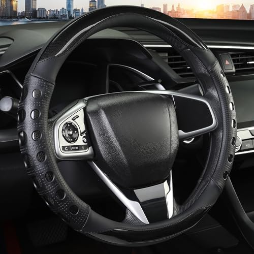 PU Leather Car Steering Wheel Cover by Unknown