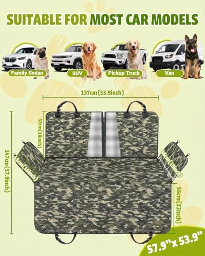 Dog Car Seat Cover, 600D Heavy Dute Car Seat Cover - Image 2