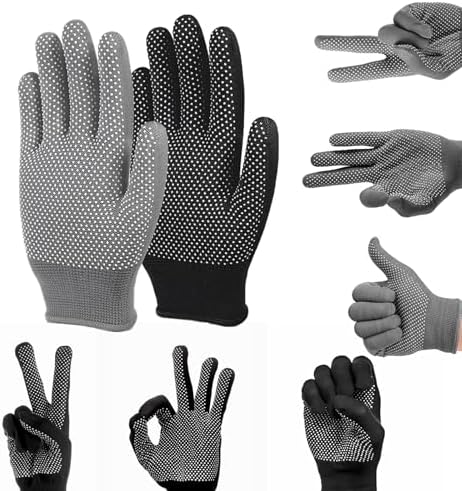 14 Pair Work Gloves with Grip Gloves - Image 3