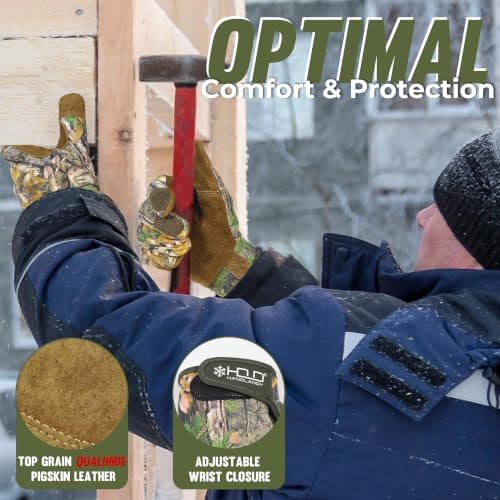 HANDLANDY Work Gloves for Men & Women, Utility Mechanic Working Gloves Touch - Image 2
