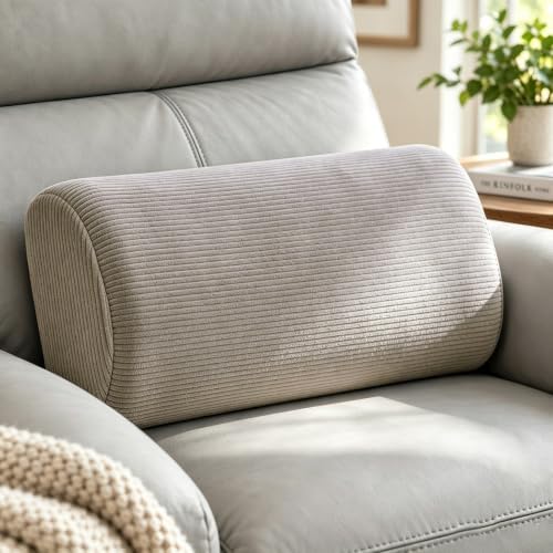 XIAIJIA Lumbar Support Pillow for Couch, Recliner Chair, Light Grey by XIAIJIA