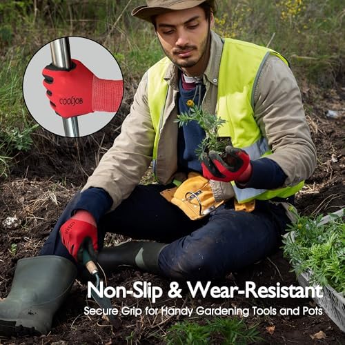 COOLJOB 6 Pairs Gardening Gloves - Image 5