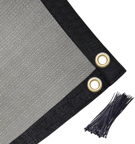 Amagenix 90% Shade Fabric 16'X 21' Gray Sun Shade Cloth - Image 6