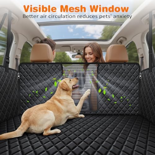 URPOWER 4 in 1 Dog Seat Cover for Full-Size Trucks, Waterproof Hammock - Image 2