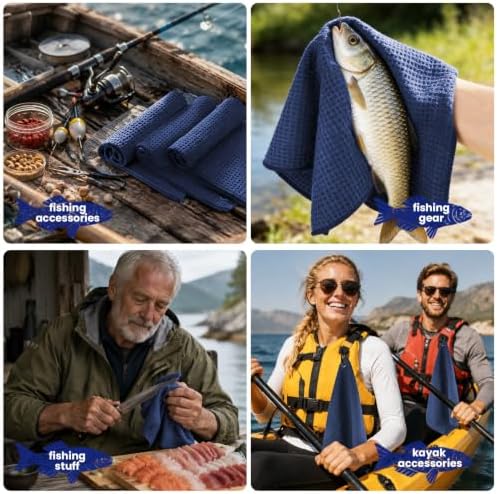 Puomue 3 Pack Microfiber Fishing Towels - Image 4
