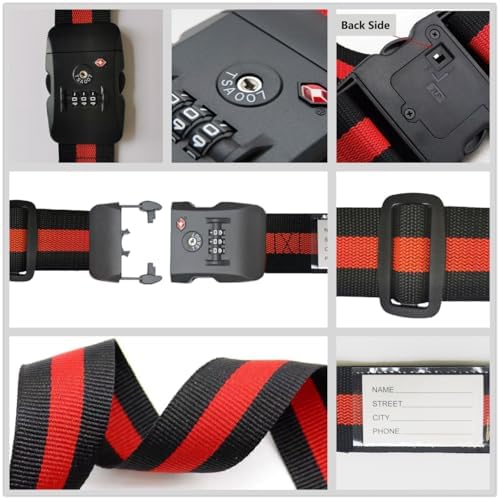 Travel Luggage Strap Adjustable Suitcase Packing Belt - Image 4