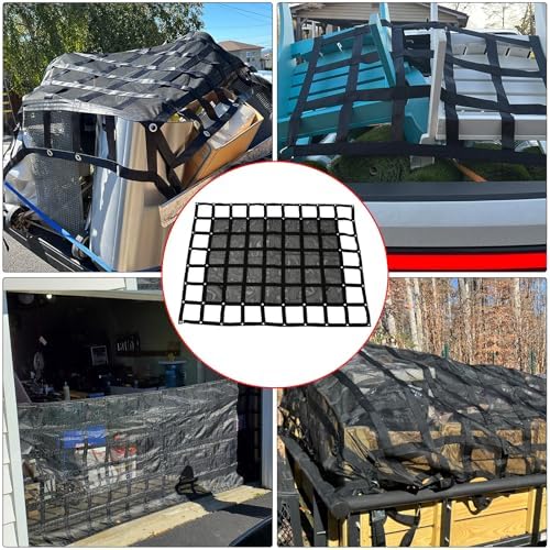 Heavy Duty 57" x 72"Truck Bed Cargo Net - Image 5