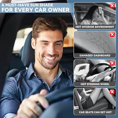for BMW 3 Series320i 328d 330i 340i 330e 2013-2018 Windshield Sun Shade - Image 5
