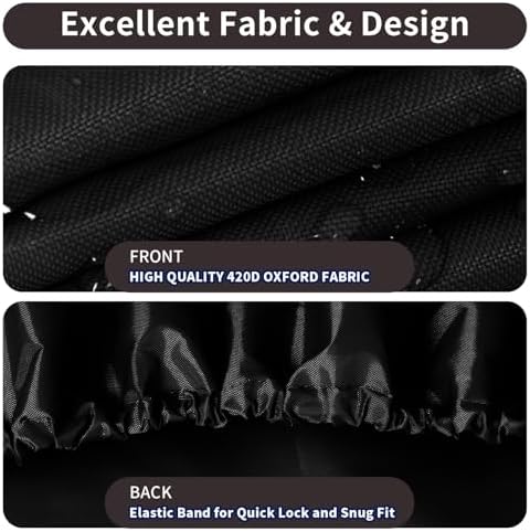 PureFit Universal Tire Covers Set of 4, Fits 19"-22" Inch Tire - Image 3