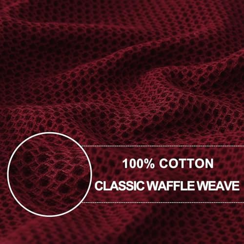 Homaxy 100% Cotton Waffle Weave Kitchen Dish Towels 24-Pack - Image 2