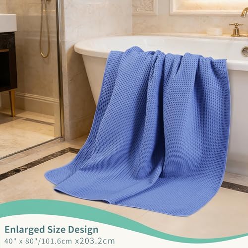 MICROFI Microfiber Waffle Bath Sheet, Quick Dry, Lint Free, 40 x 80 inches - Image 5