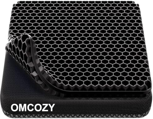 Gel Seat Cushion, Cooling Honeycomb Design by OMCOZY
