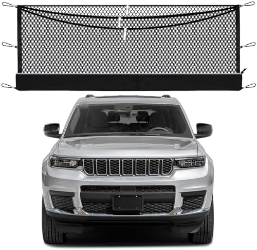 3-Layer Cargo Net for Jeep Grand Cherokee 2021-2026, Zoned Storage Netting by MakeLifeBetter