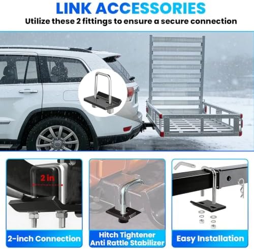 Aluminum Hitch Cargo Carrier - Image 6