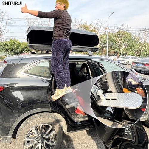 Car Door Step for Easy Roof Access -Multi-Foldable Aluminum Alloy Car Step Hook - Image 5