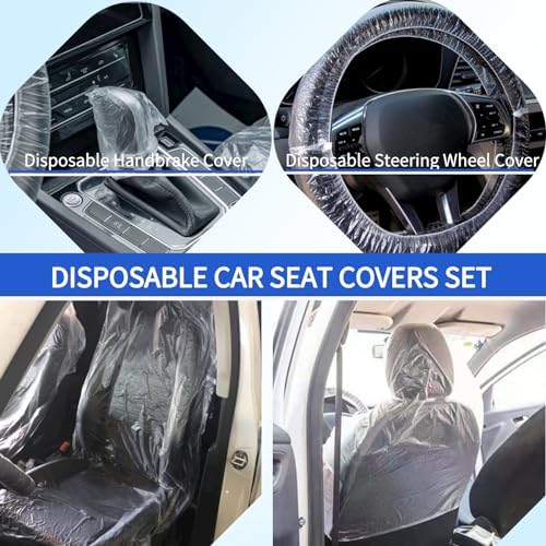 100 PCS Disposable Car Seat Covers, Waterproof Protectors - Image 6