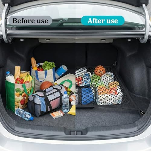 27.56 x 19.69 Inch Elastic Trunk Cargo Net - Image 5
