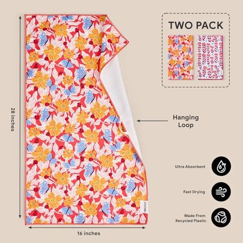 RECYCO Waffle Kitchen Towel Set of 2 - Image 6