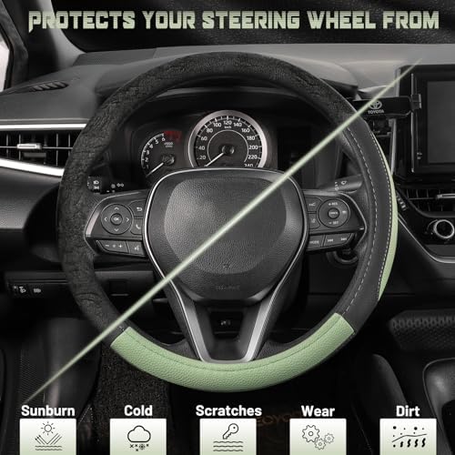 SEG Direct Steering Wheel Cover 14.5-15 inch Car Auto Interior Accessories - Image 4