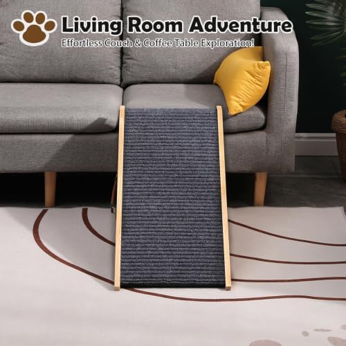 Foldable Dog Ramp for Dog, Dog Car Ramps 4 Adjustable Heights 9.8" to 18.1" - Image 5