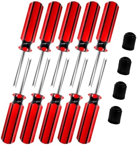 10 PCS Valve Core Removal Tool, Auto Tire Stem Core Removers by XJVSS