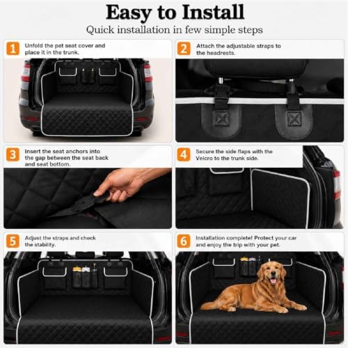 Dog Cargo Liner for Toyota Highlander 2014-2019, SUV Cargo Liner for Dogs - Image 6