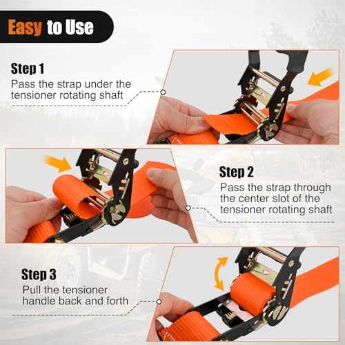 Nilight Wheel Chock Tie Down Kit - Image 7