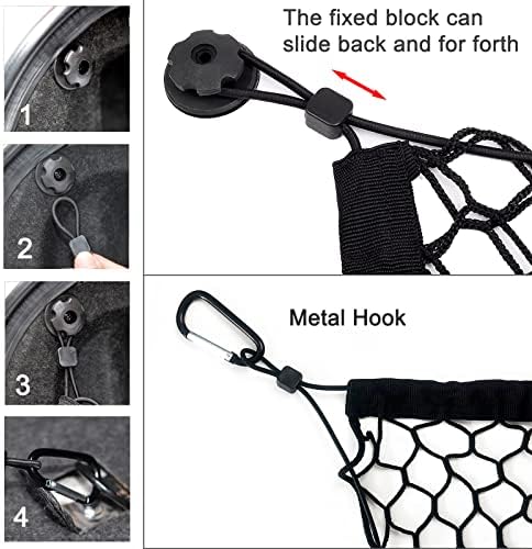 BAILALIBO Cargo Net for Pickup Truck Bed, 50x18 in - Image 3
