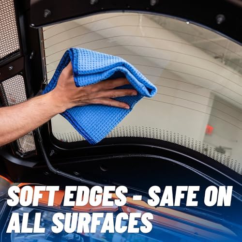 Chemical Guys, Waffle Weave Glass & Window Microfiber Towel, 2 Pack - Image 5